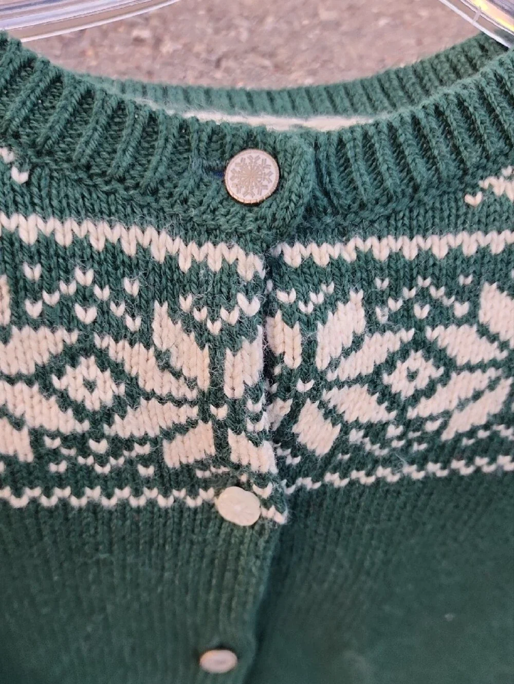 Polo Ralph Lauren Fair Isle Reindeer Cotton-Blend Cardigan